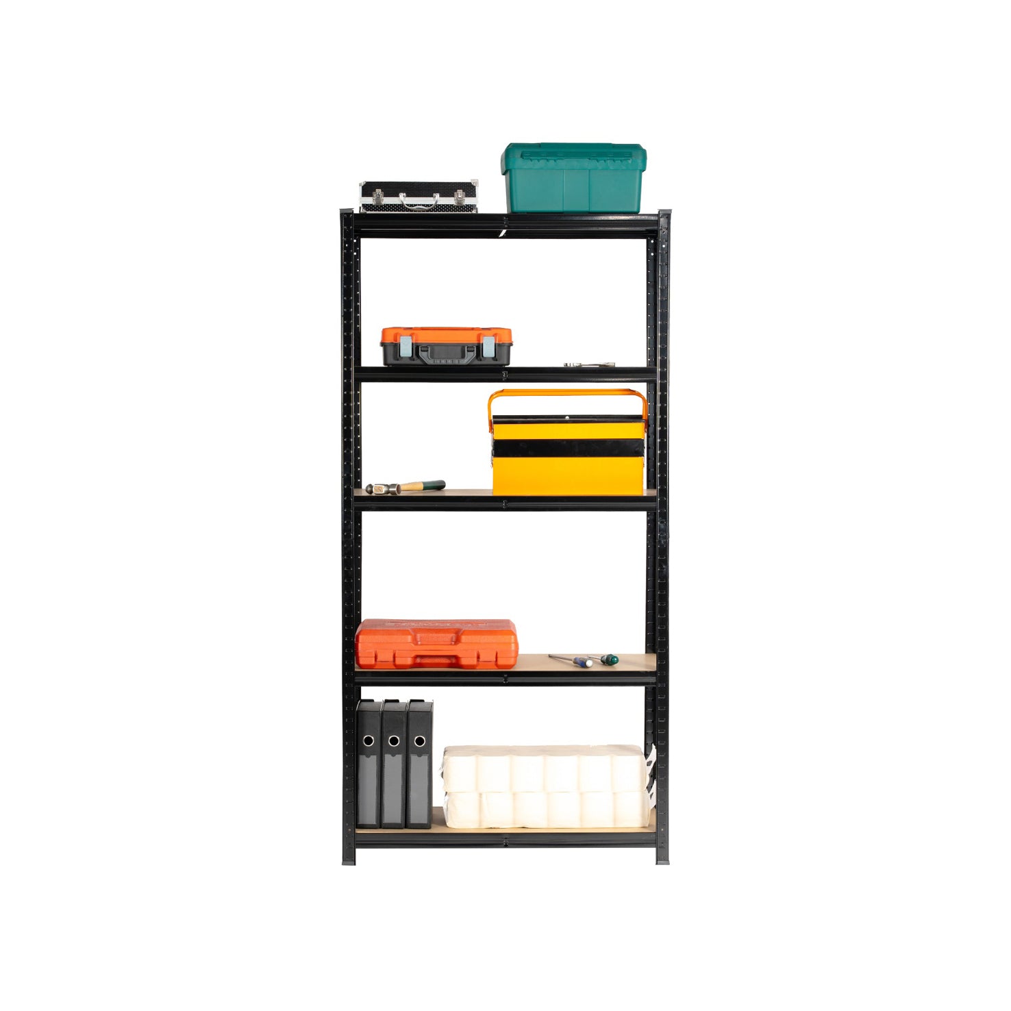 Boltless Shelving | 900mm x 400mm x 1800mm | Black | Ref:BS004